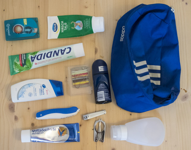 Kit aseo y antiampollas