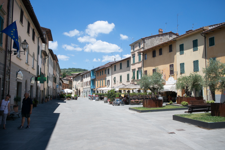 Plaza principal de Gaiole in Chianti