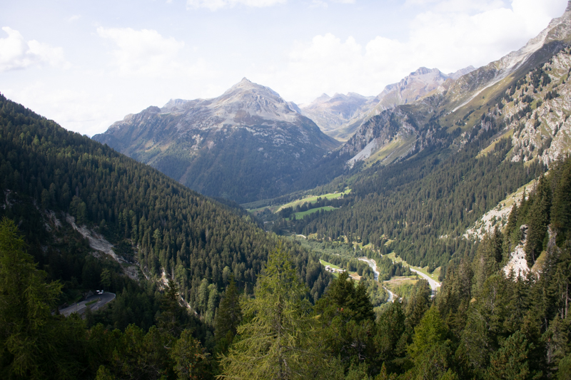 El valle de Bregaglia, frontera italosuiza