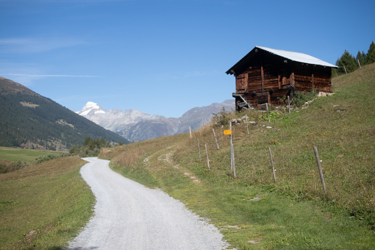 Llegando a Ulrichen